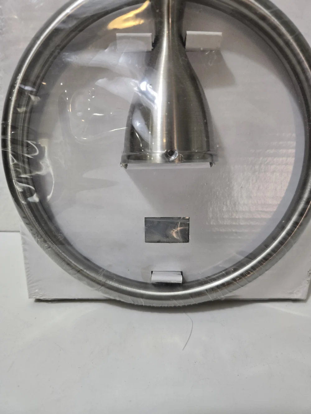 Brushed Nickel Towel Ring